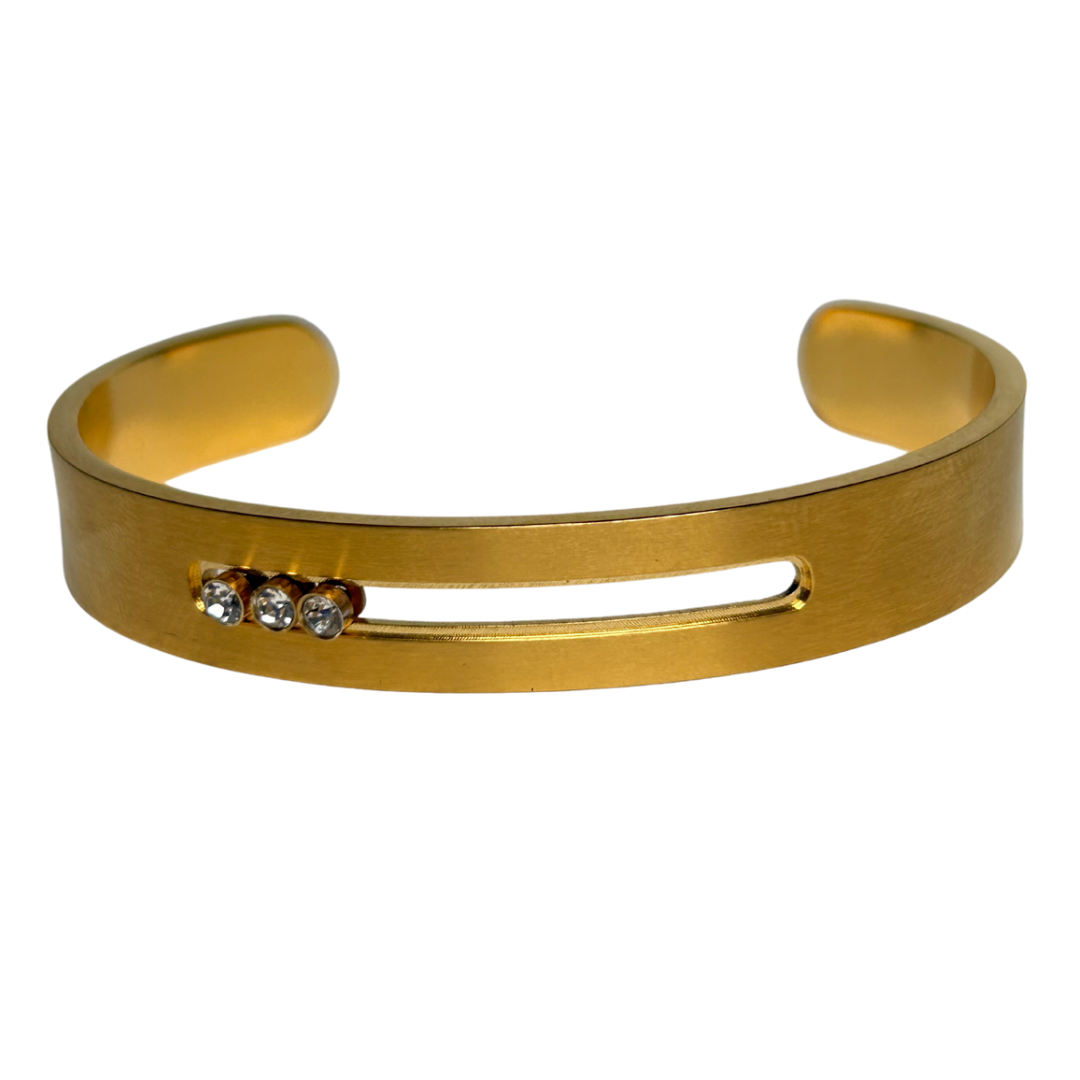 gold plated women bracelet-vironaa.com