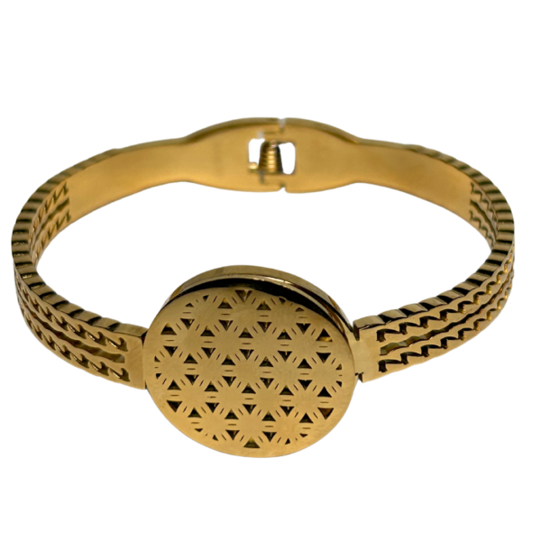 Gold plated women bracelet -vironaa.com