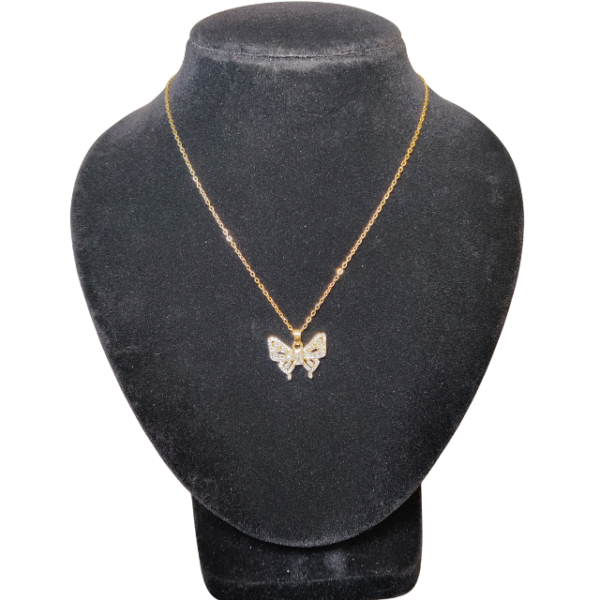 Butterfly necklace-vironaa.com